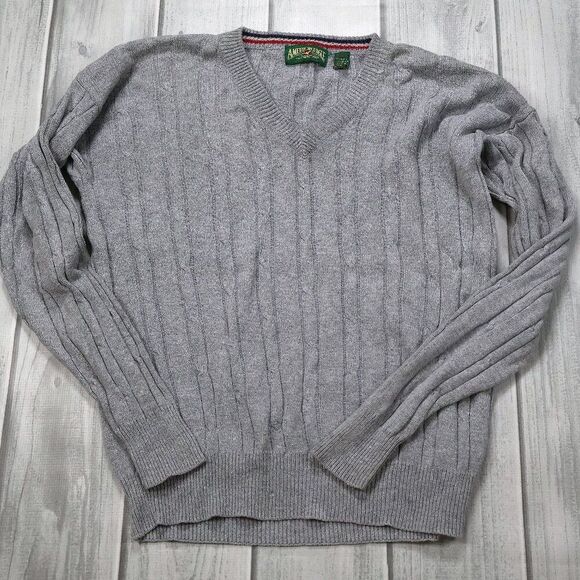 Vintage American Eagle Outfitters Ramie Cotton Blend Heavyweight Sweater - Men's - Picture 1 of 5